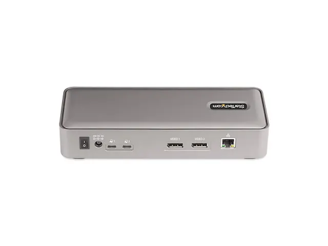 Dual-laptop USB-C KVM docking station dual 4K 60Hz DisplayPort dock