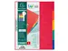 Tabblad glanskarton 225g 5-delig A4 maxi Assorti
