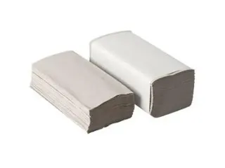 OUTLET Papieren handdoekjes 208325 1-laags Z-vouw Recycled Naturel 25x - 1