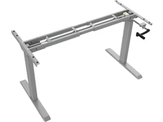 Verstelbaar Zit-Sta Bureau Frame Slinger Grijs 180Cm - 3