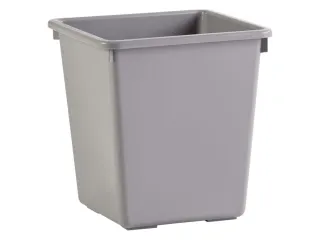 Papierbak Kunststof vierkant taps 36cm hoog Grijs 27 liter - 5