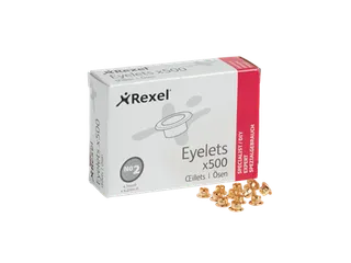 Rexel Eyelets Velos ringen Nr. 2 Koper 4.2mm - 1