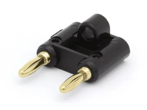 Dubbele Banaanplug - Zwart