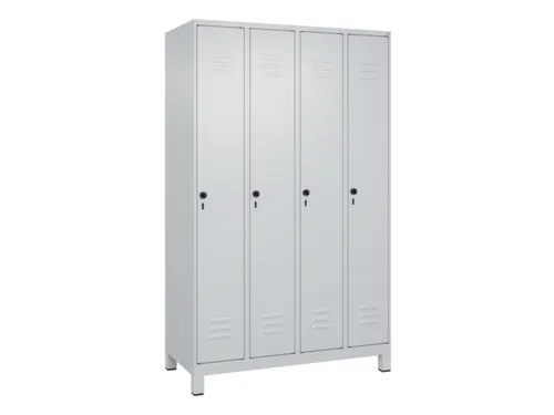locker voor scheiding van kleding,HxBxD 1950x1200x500mm,4vak