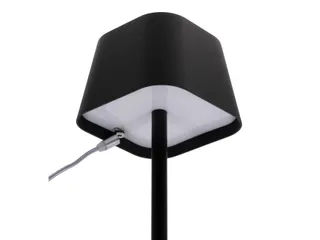 Securit Tafellamp Georgina LED Zwart oplaadbaar USB dimbaar - 6