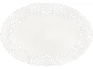 Randen Ovaal Wit 17x24 cm Wit doos 8x250st - 1