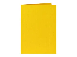 Correspondentiekaart Papicolor dubbel 105x148mm dottergeel pak à 6 st - 1