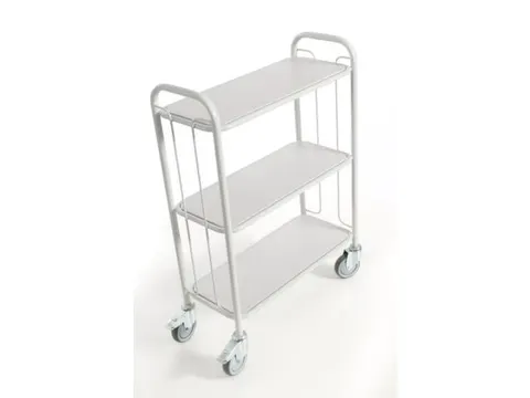 Dossierwagen 150kg 3 Etages 710x290x1100mm Ral7035