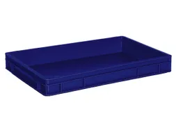 Euronorm Stapelkrat Pe 75x600x400mm 14liter Blauw