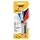 Balpen Bic 3kleuren met vulpotlood HB 0.7mm medium wit blister à 1st