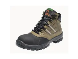 Emma Nestor hoge S3 veiligheidsschoenen, SRC, zwart/bruin, maat XW-42,