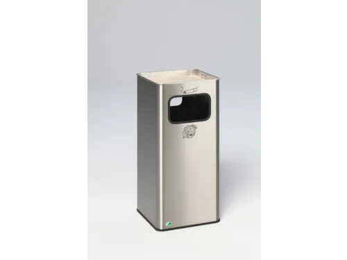 Combi-Asbak 705x330x330mm Rvs Asbakinzet Alu Zeef Verzinkt 38 Liter