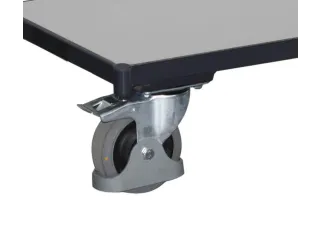 wielen met massief rubberen banden,massief rubber,antistatisch,Ø 125m - 3