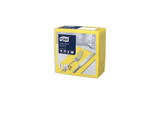 Tork 470403 Dinnerservet Advanced Geel 39x39cm