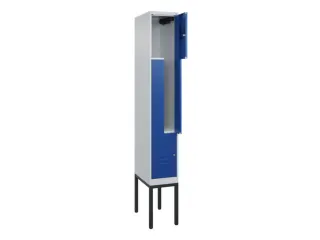 Z-garderobekast,HxBxD 2120x300x500mm,vak B 150/300mm,cil.-slot - 2