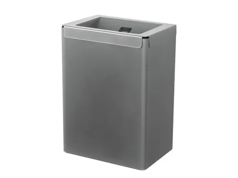 Afvalbak 25 liter RVS Open Anti Vingerprint SMART-READY