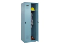 locker,HxBxD 1850x600x500mm,2vak,vak B 300mm,draaigrendel