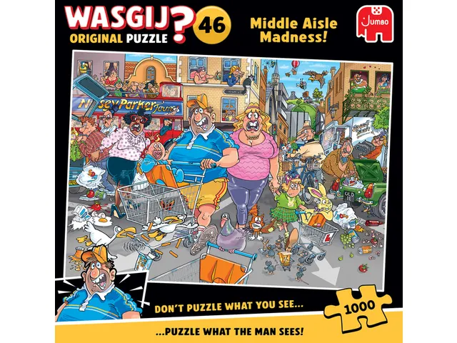 Wasgij Original 46 Middle Aisle Madness 1000 stukjes
