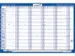 Jaarplanner 2026 Legamaster 90x60cm horizontaal gelamineerd en oprolba