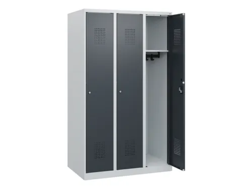 schoollocker,HxBxD 1530x900x500mm,3vak,vak B 300mm,cil.-slot