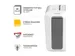 Papiervernietiger Fellowes LX65 4x40mm wit