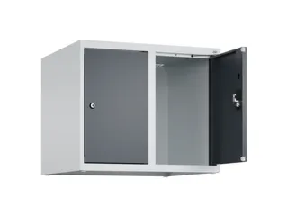 opzetkast,v. locker,2vak.,vak B 300mm,HxBxD 500x600x500mm,cilinderslot - 1