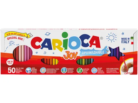 Viltstift Carioca Joy set à 50 kleuren