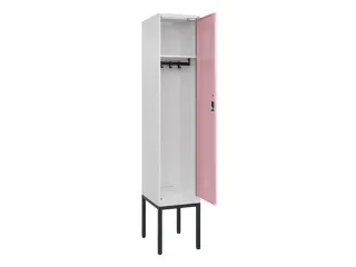 locker,HxBxD 2120x400x500mm,1vak,vak B 400mm,cil.-slot,voetonderstel - 1