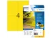 HERMA 8032 Weervaste Folie-etiketten A4 105x148mm Geel 100 stuks