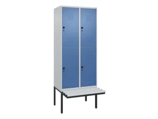 Dubbeldekse dekenkist,HxBxD 2120x800x815mm,2x2vak.,vak B 400mm - 1