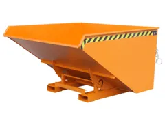 Kiepbak 1103x1870x1720mm 2.1m³ Afrolmechaniek Gelakt Ral2000