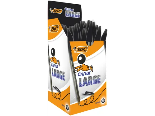 Balpen Bic Cristal large zwart