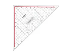 Tekendriehoek Standardgraph 32cm met afneembare greep kunststof