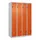 Z-garderobekast,HxBxD 1850x1200x500mm,vak B 150/300mm,draaigrendel