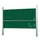 Schoolbord Dubbelvlaksbord 120x250cm Kolom Krijtbord Groen Emaille