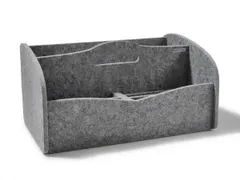 Lockerbox PET-vilt Groot grijs