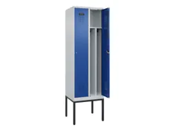 locker voor scheiding van kleding,HxBxD 2120x600x500mm,2vak