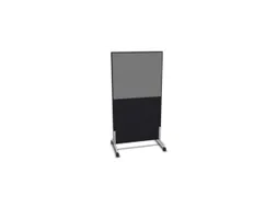 scheidingswand,HxB 1545x800mm,CC-zwart,BN8078-grijs