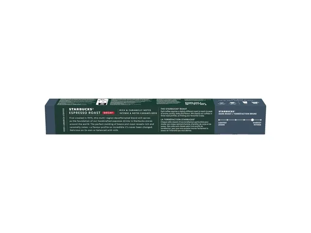 Capsule Starbucks Espresso Roast Decaf 10 pièces