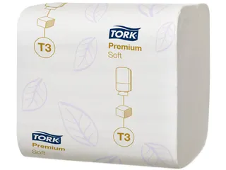 Toiletpapier Tork 114273 T3 zacht gevouwen premium 2-laags - 2