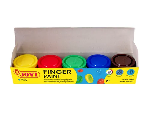 Vingerverf Jovi 35ml assorti set à 5 potjes