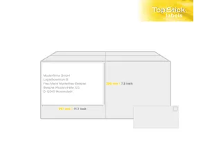Etiketten universele labels A4 permanent 200x297mm Wit 100 stuks - 3