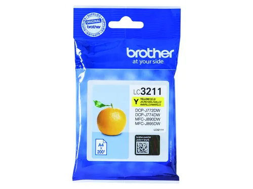 Inktcartridge Brother LC-3211 geel