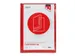 Vouwmap Quantore A4 ongelijke zijde 230gr rood
