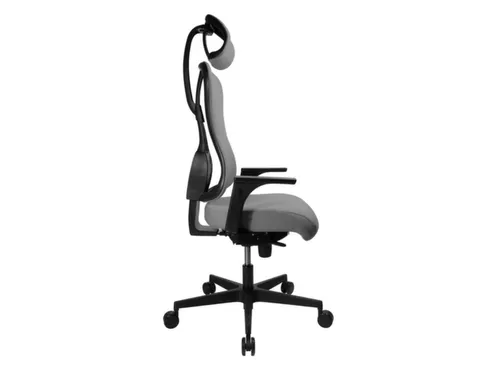 Topstar Bureaustoel Art Comfort met hoofdsteun grijs