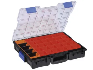 Assortimentskoffer,type 7,HxBxD 76x440x335mm,kunststof,koffer zwart - 2