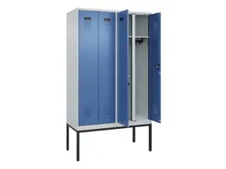 locker voor scheiding van kleding,HxBxD 2120x1200x500mm,4vak