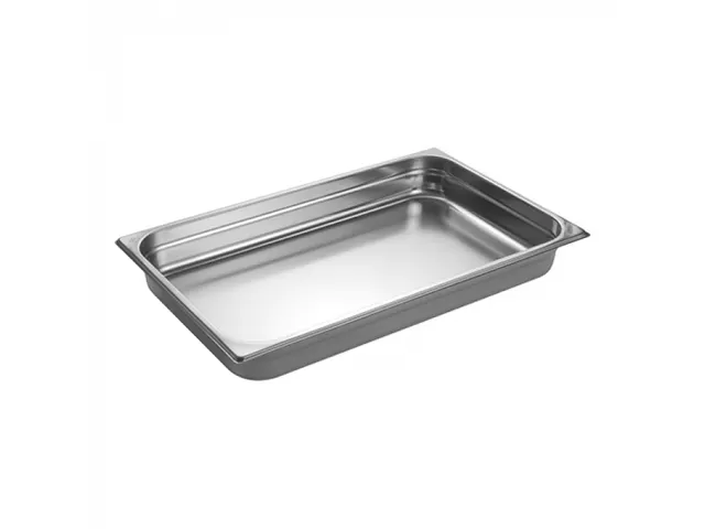 Vasca Gastronorm 1/1 Acciaio Inox 325x530mm - Senza Maniglia Non Perforata Per Alimenti 28L - Foto 7