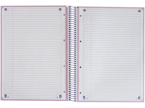 Notitieboek Touch Europeanbook A4+ lijn 80v Pastel Paars