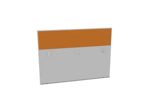 baliepaneel bureau aanbouw achter MP-lichtgrijs BN3005-geel 1600mm